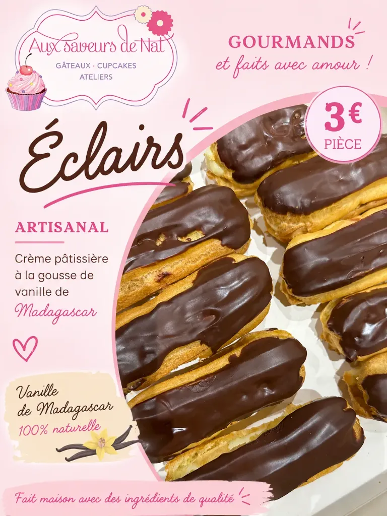 Eclair crème pâtissière